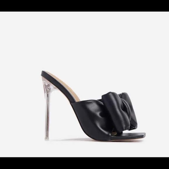 EGO Black heels Shoes US size 6 - Picture 2 of 5